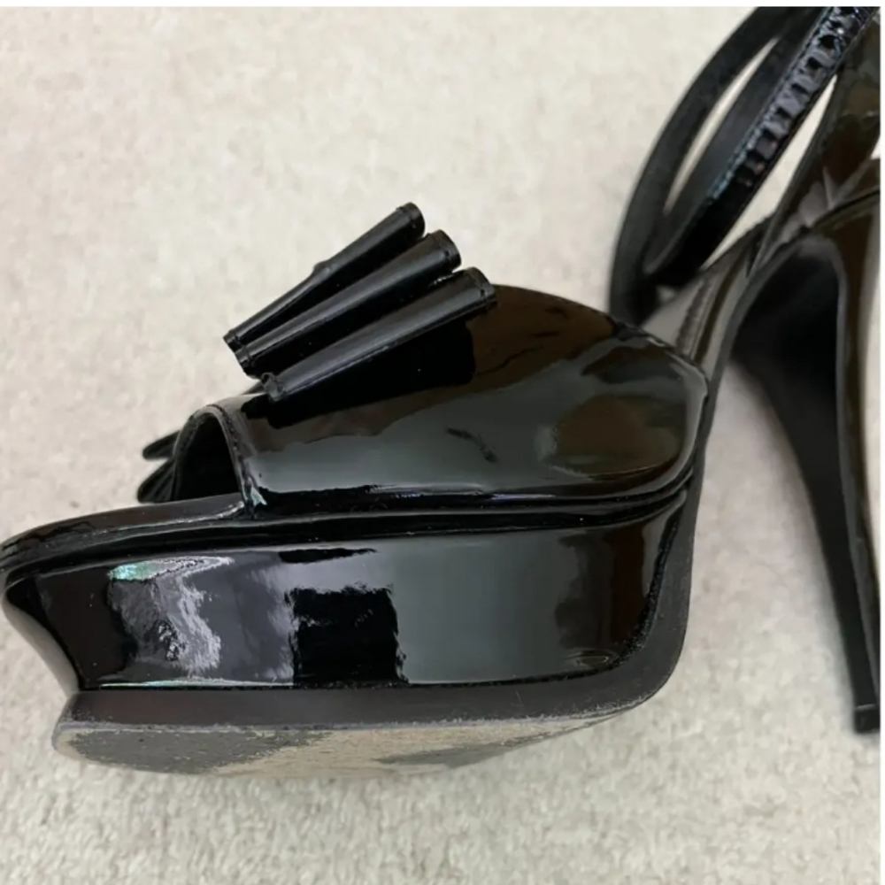 YSL Platform Slingback Heels - Picture 9 of 10